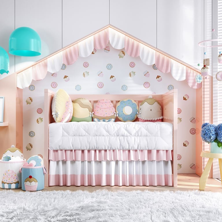Quarto de Bebê Completo Doce Encanto 25 Peças