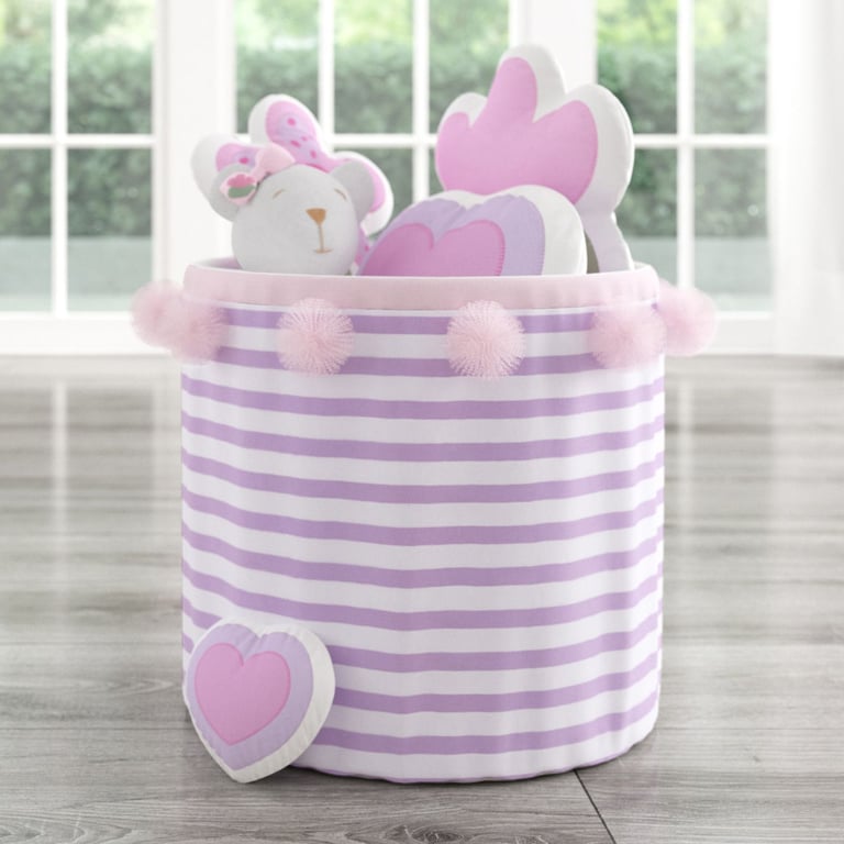 Cesto Organizador para Brinquedos Floral Monet 35cm