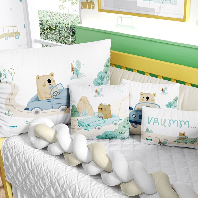 Kit Berço Trança Urso e o Carrinho — vista alternativa