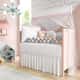 Kit Berço Trança Doce Sonho Rosa - imagem 2