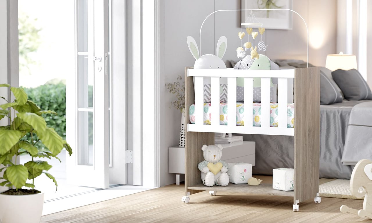 Mini Berço Branco Bianco — vista alternativa