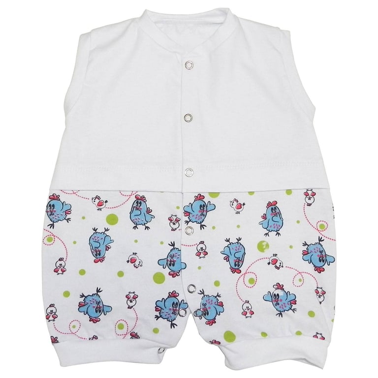 Macacão Casual Galinha Azul 6 a 9 meses