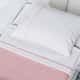Jogo de Lençol Berço Maternidade Requinte Rosa - imagem 2