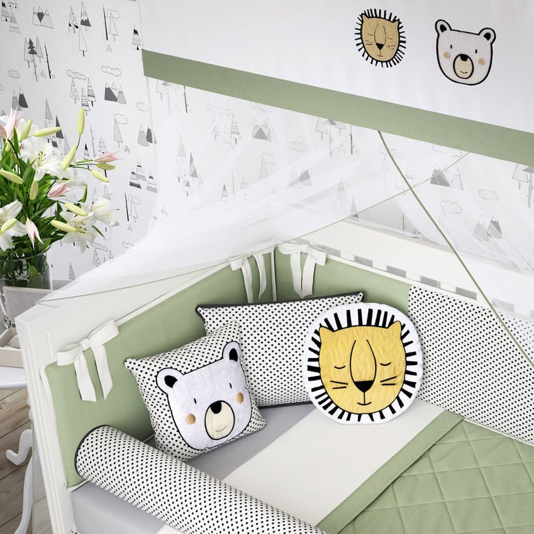 Kit Berço Amiguinhos da Floresta