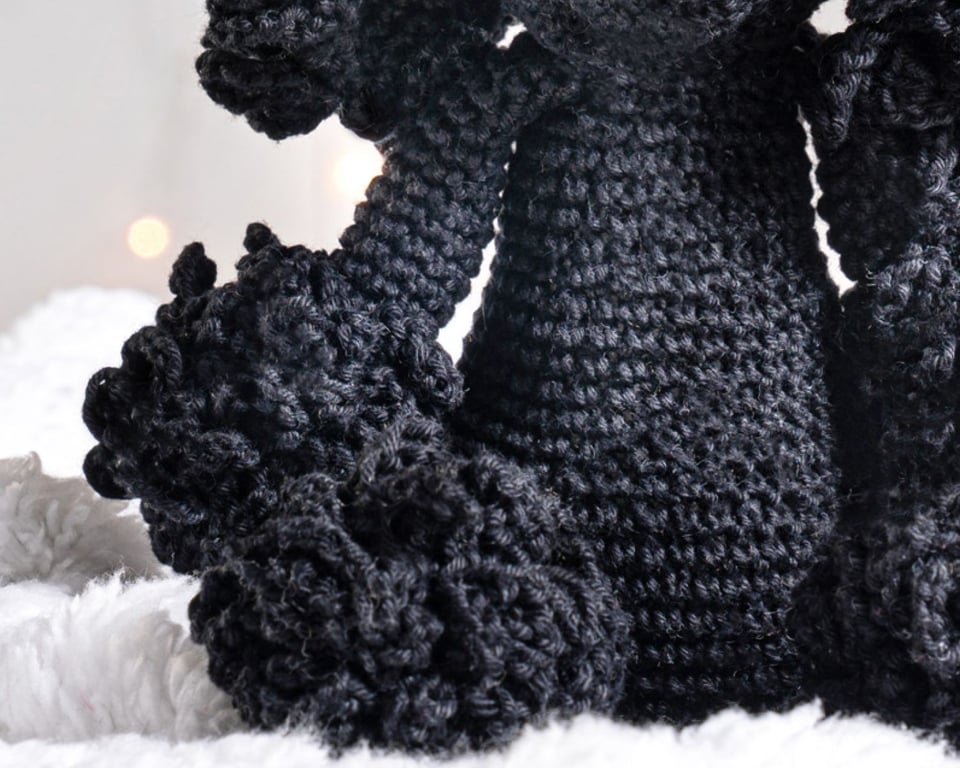 Cachorrinho Amigurumi Poodle — vista alternativa