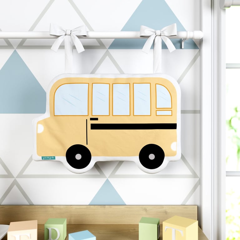 Porta Fraldas Ônibus Escolar Amarelo — vista alternativa