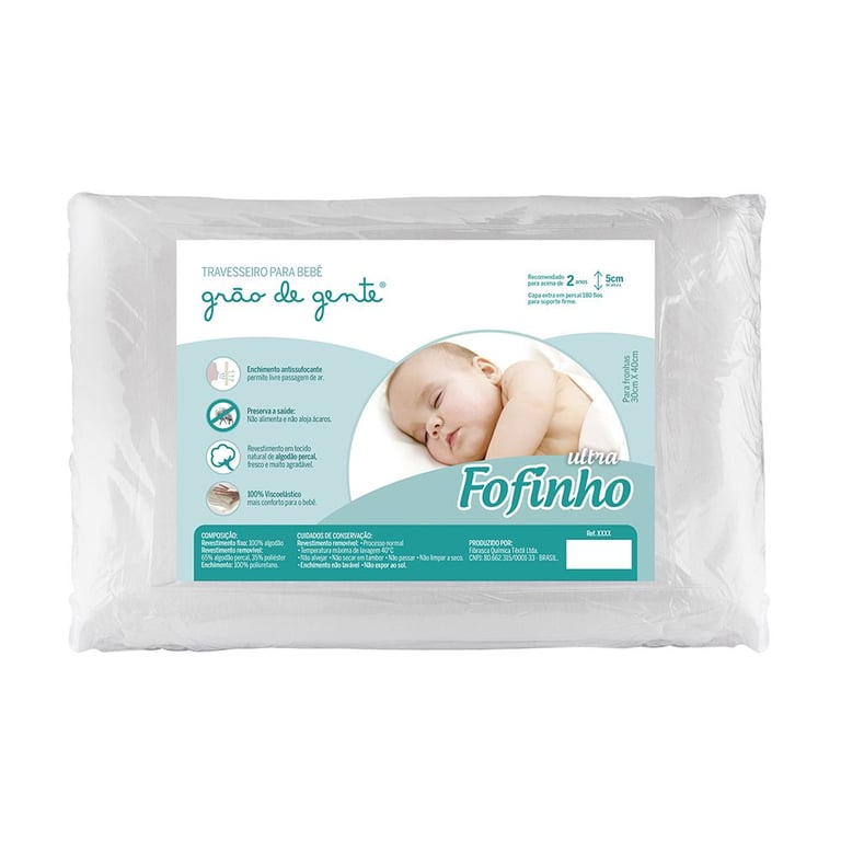 Travesseiro Viscoelástico Recém Nascido