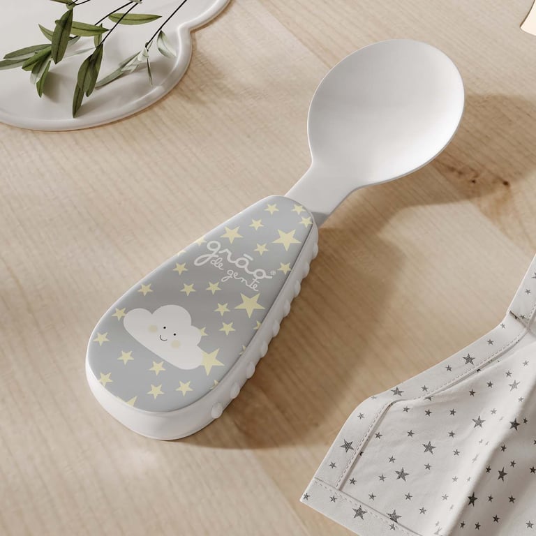 Kit Refeição com Copo e Talheres Nuvem — vista alternativa