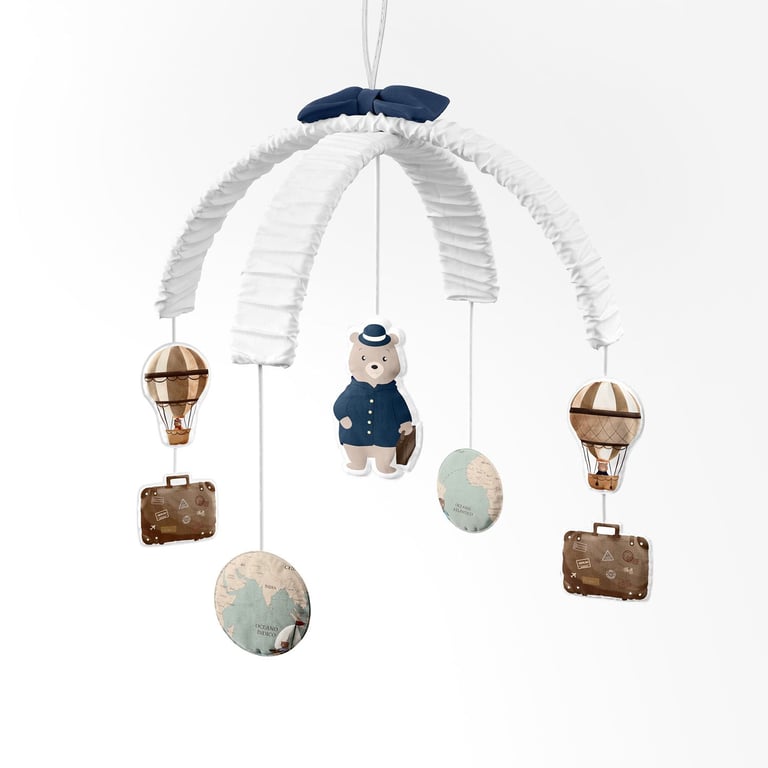 Móbile Teddy Pelo Mundo