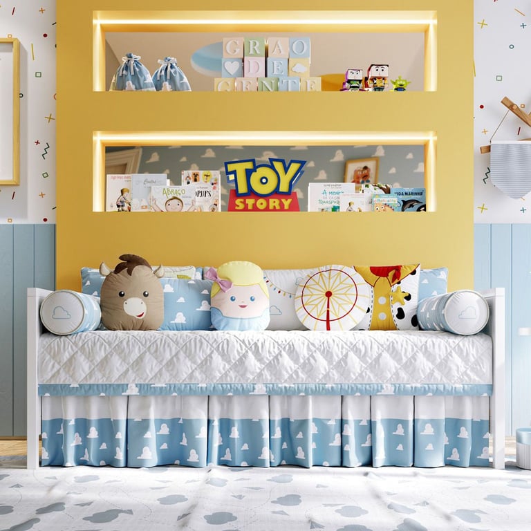 Kit Cama Babá Amiguinhos Toy Story