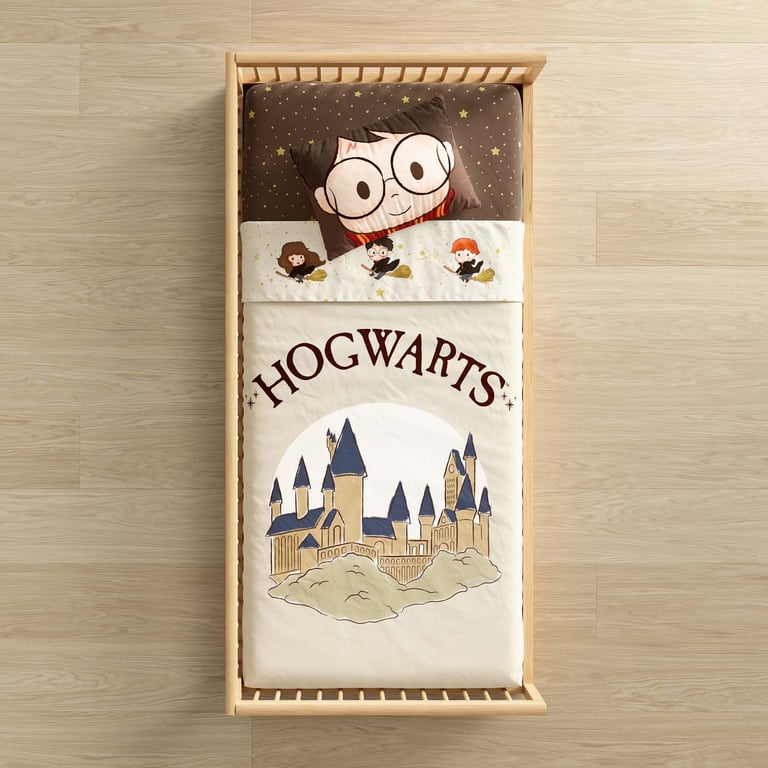 Jogo de Lençol Mini Cama Harry Potter Hogwarts — vista alternativa