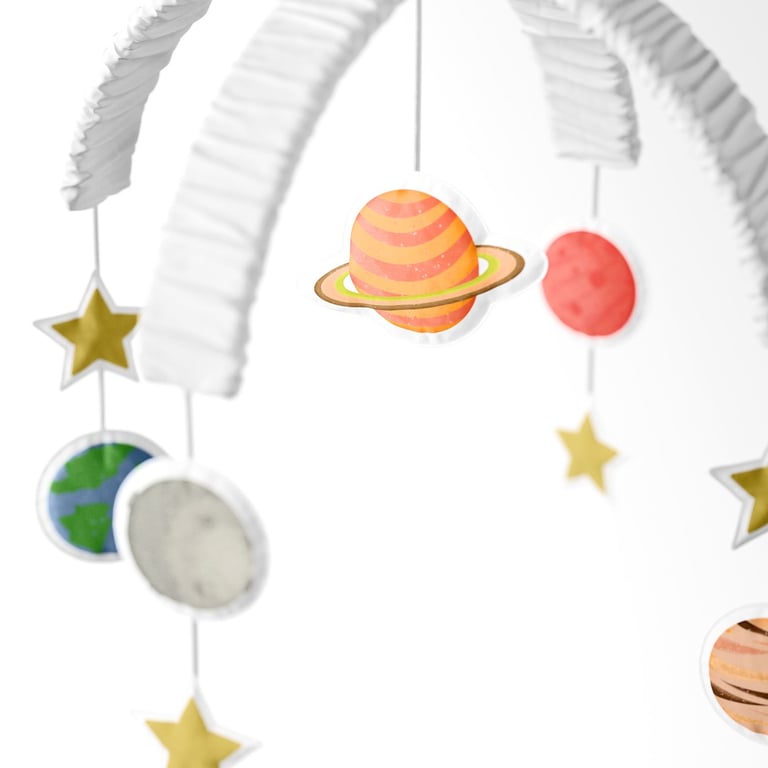 Móbile Planetas — vista alternativa