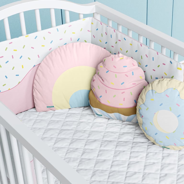 Kit Berço Dobrável 2 em 1 Doce Sonho