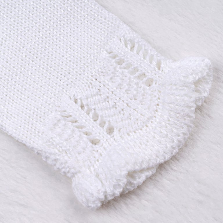 Casaquinho Tricot Ladylike Flor Branco e Nude Rosé — vista alternativa