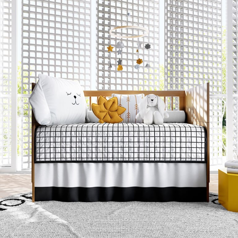 Kit Berço Luli Preto e Branco — vista alternativa