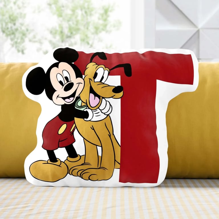Almofadas Mickey Alfabeto T