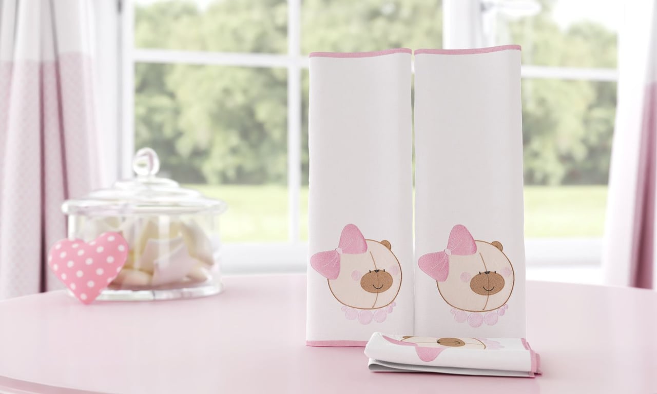 Jogo de Fraldas de Boca Malha Nina Luxuosa — vista alternativa