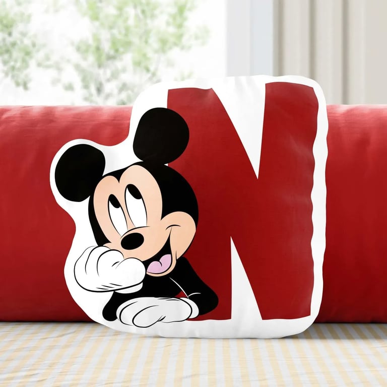 Almofadas Mickey Alfabeto N
