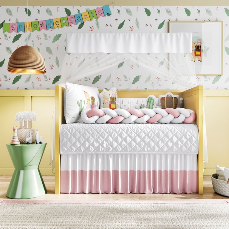 Kit Berço Trança Lhama