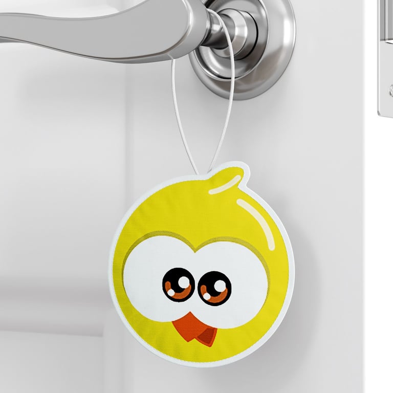 Enfeite Puxador Pintinho Galinha Pintadinha