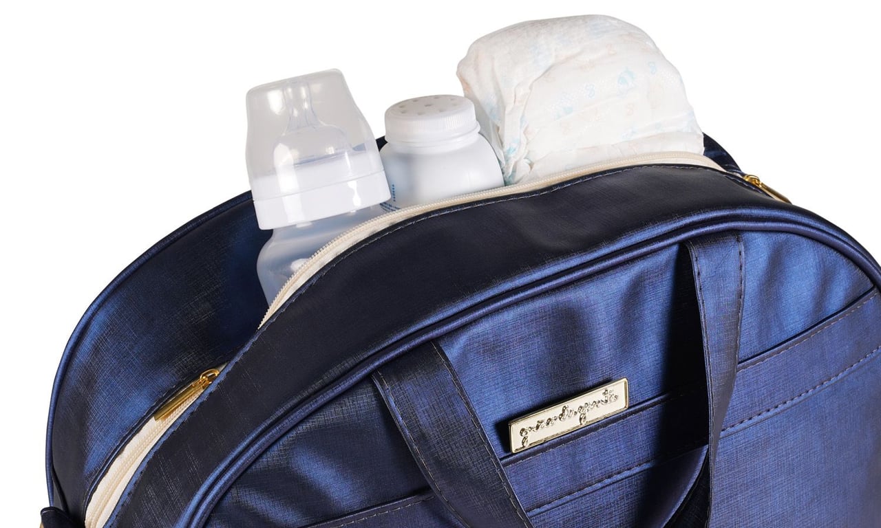 Mala Maternidade Madrid Azul Marinho 43cm — vista alternativa