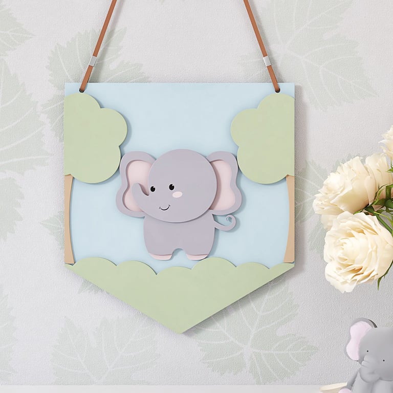 Flâmula MDF Amiguinha Elefante