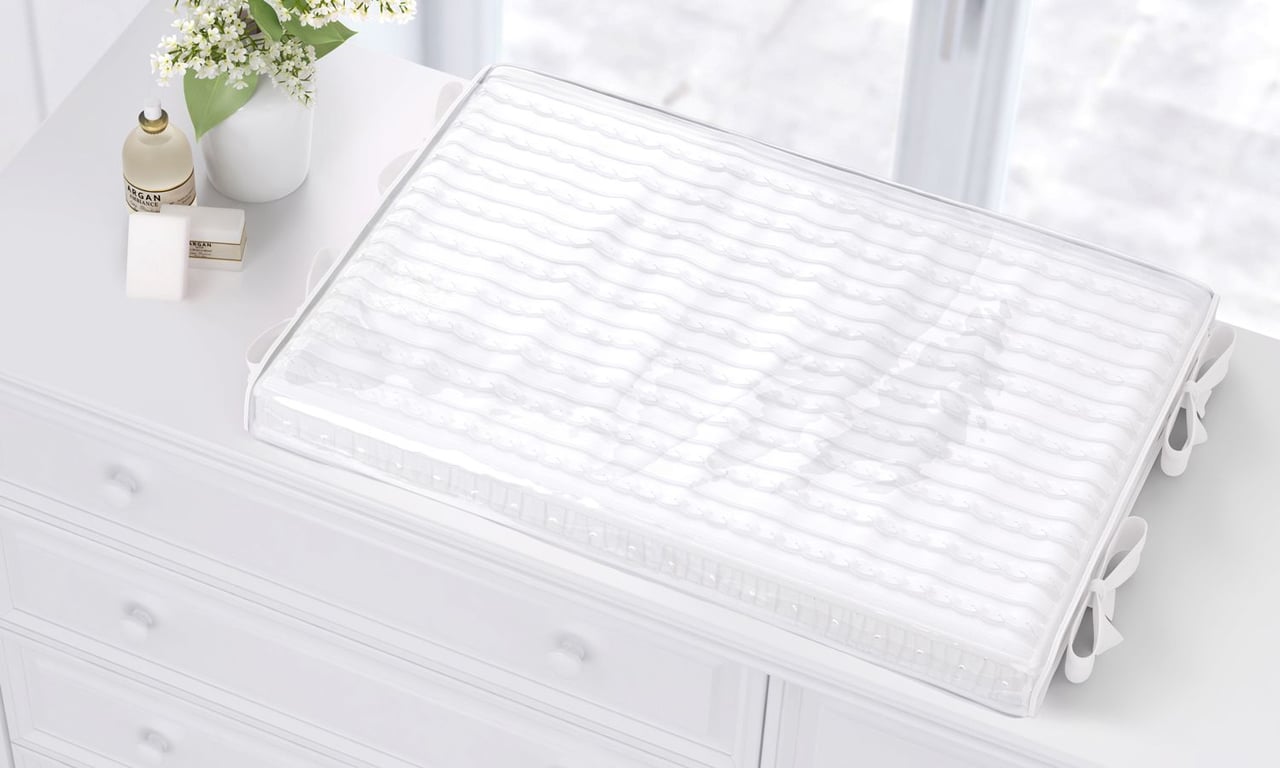 Trocador de Fraldas Tricot Luxo Branco