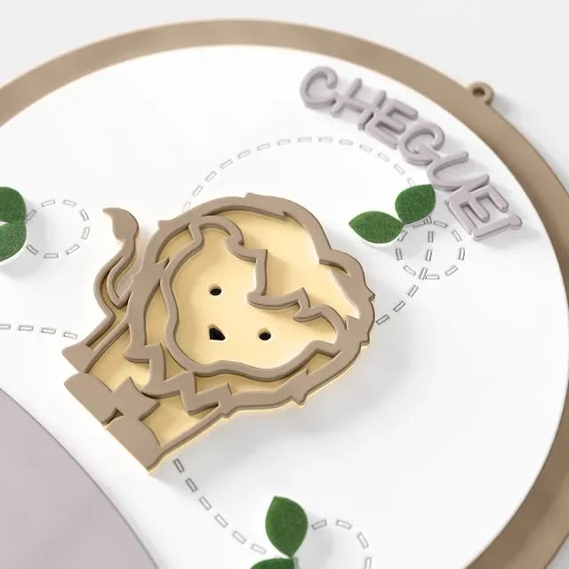 Porta Maternidade Personalizado Safári Baby - Gustavo — vista alternativa