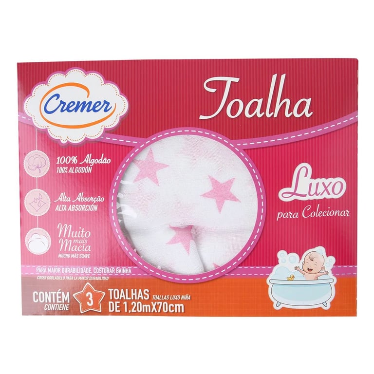 Toalha Luxo Cremer para Colecionar