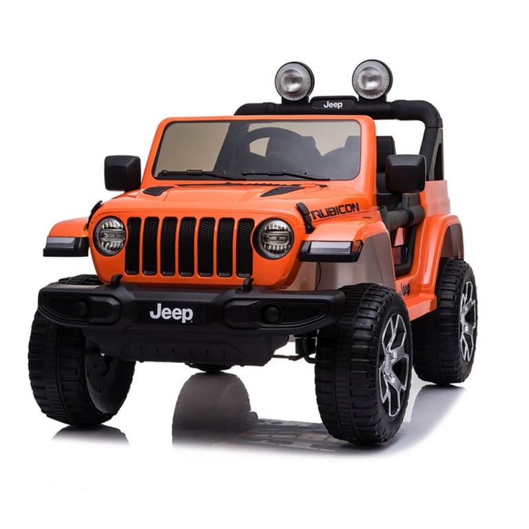 Carro Elétrico Infantil Jeep Wrangler Laranja