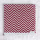 Manta Bebê Tricot Chevron Vermelho 80cm - imagem 1