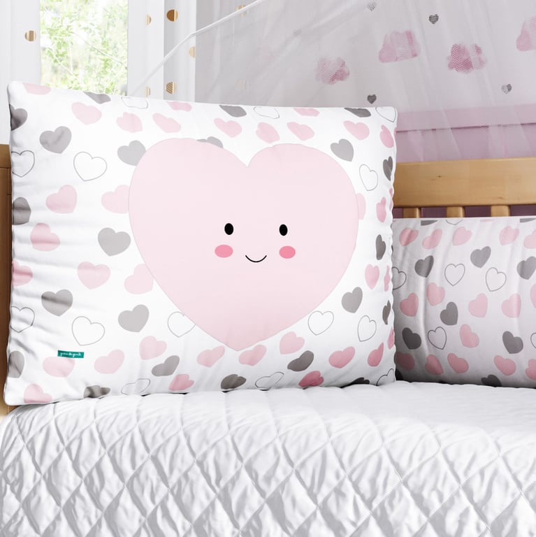 Kit Berço Trança Amor da Mamãe Rosa