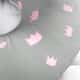 Almofada Amamentação Dupla Face Coroa Coração Rosa - imagem 5