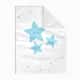 Cobertor Dupla Face com Soft Estrelinha Sorridente Azul 1M - imagem 4