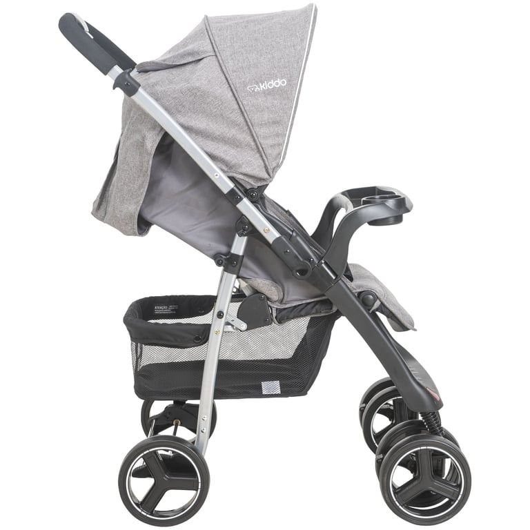 Carrinho de Bebê Berço Zap II Melange Cinza — vista alternativa