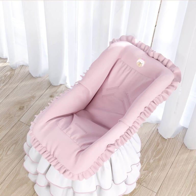 Capa de Bebê Conforto Branco Clássico — vista alternativa