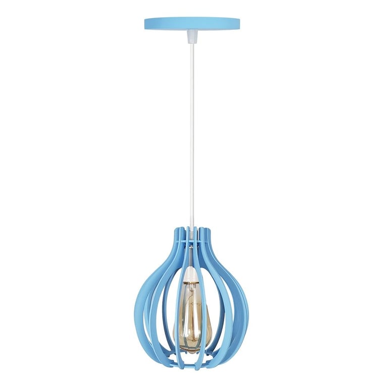 Luminária Pendente Ágata Azul