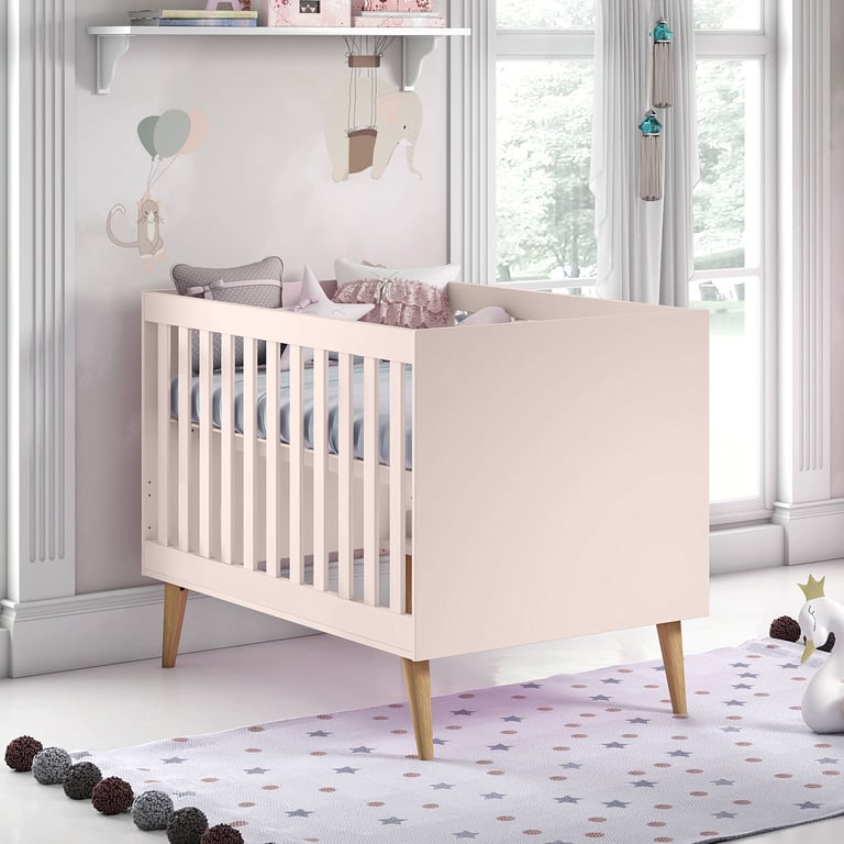 Berço Americano Branco Ludi Retrô