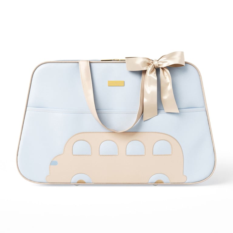 Mala Maternidade Carrinhos Ônibus Azul Bebê 55cm — vista alternativa