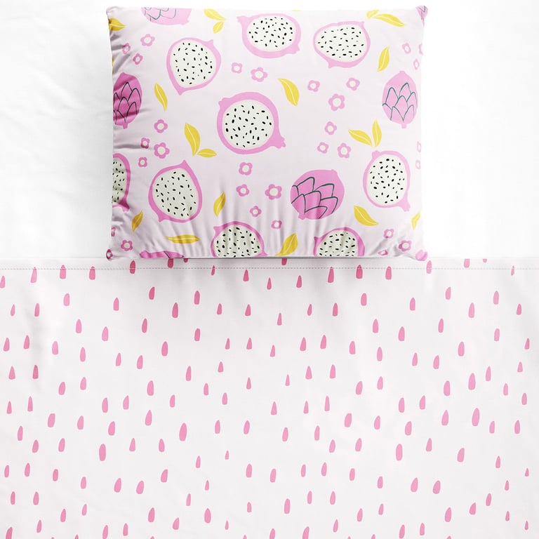 Jogo de Lençol Berço Pitaya Rosa — vista alternativa