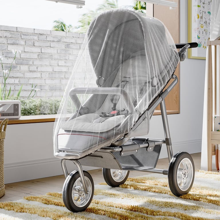 Mosquiteiro Universal para Carrinho de Bebê
