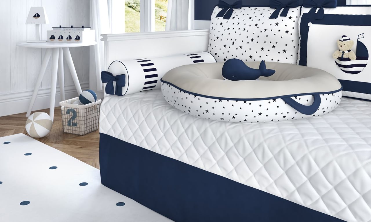 Ninho Estrelinhas Azul Marinho 75cm — vista alternativa