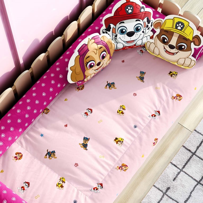 Edredom de Mini Cama Patrulha Canina