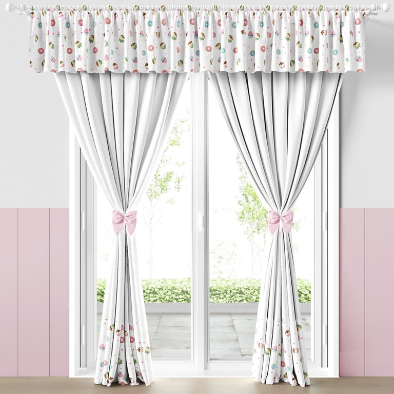 Cortina Infantil e Bebê Docinho Colorido — vista alternativa