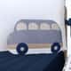 Almofada Ônibus Xadrez Azul 37cm - imagem 2