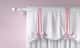 Cortina Branco/Rosa com Laços Poá - imagem 2