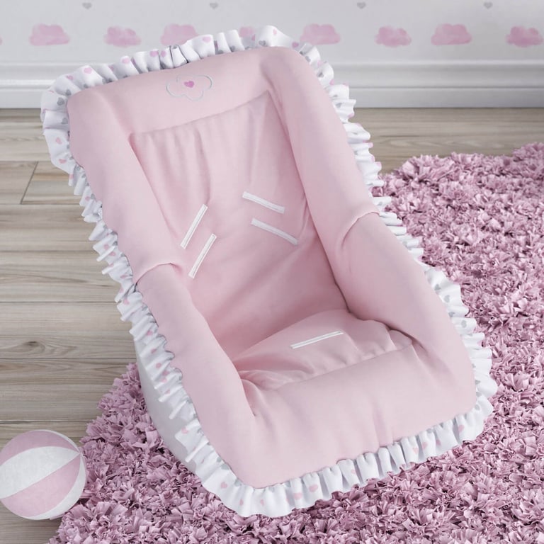 Capa para Bebê Conforto Corações