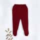 Calça Bebê Tricot Pézinho Canelado Vermelho - imagem 2