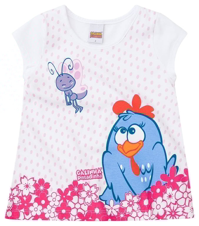 Conjunto Curto Galinha Pintadinha — vista alternativa