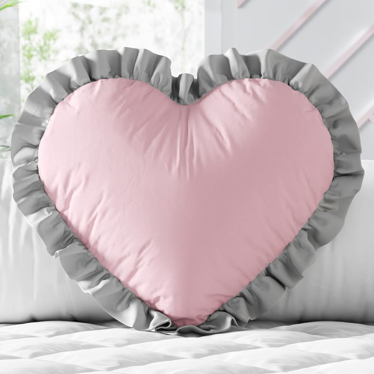 Quarto de Bebê Completo Trança Nuvem Coração Rosa 16 Peças — vista alternativa